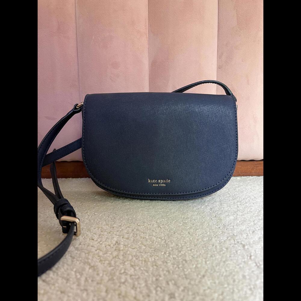 Kate Spade Luna Crossbody Bag in Navy Blue